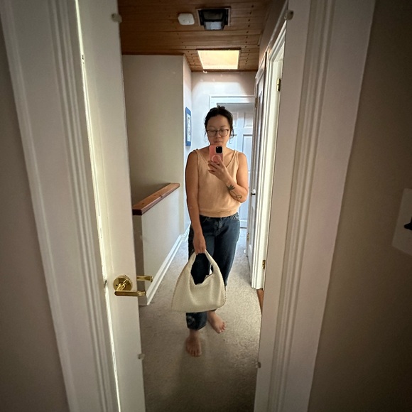 Vintage Bottega Veneta Medium White Intrecciato Hobo - Picture 16 of 16